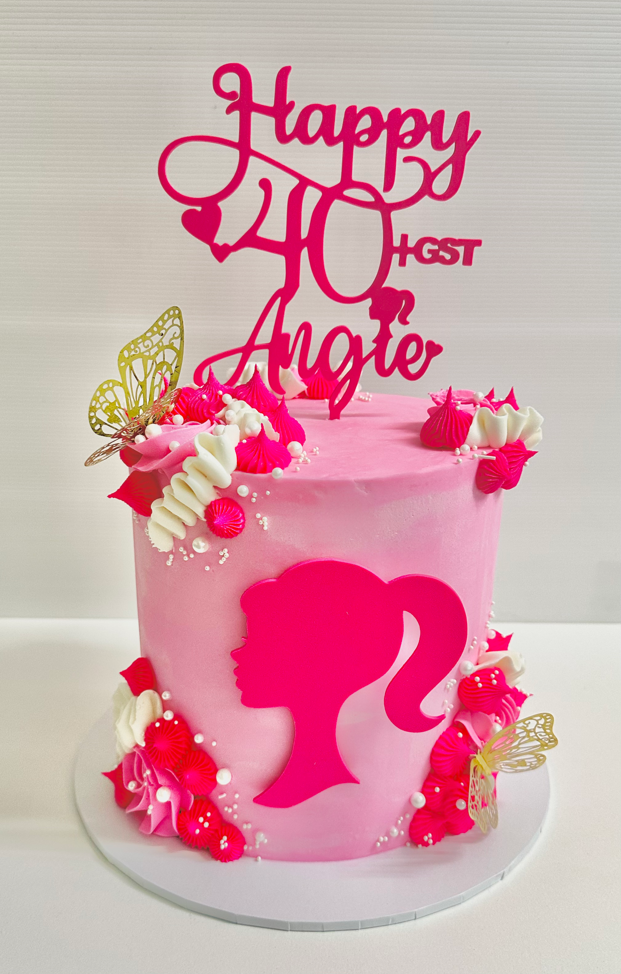 Personalised Cake Topper - 1 colour