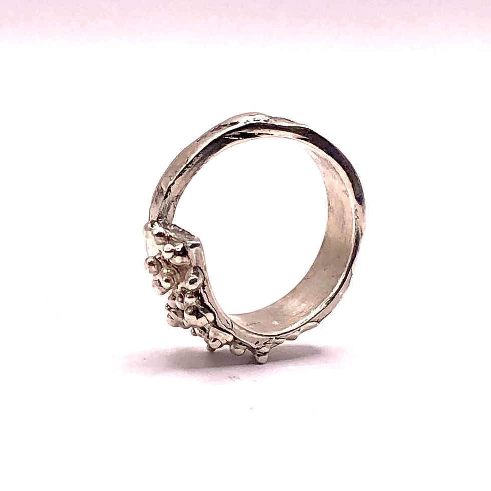 *Anillo* GOTITAS IRREGULAR BAND 1