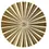Thumbnail: Set 12 Disc Wrought Iron Round Golden Wall
