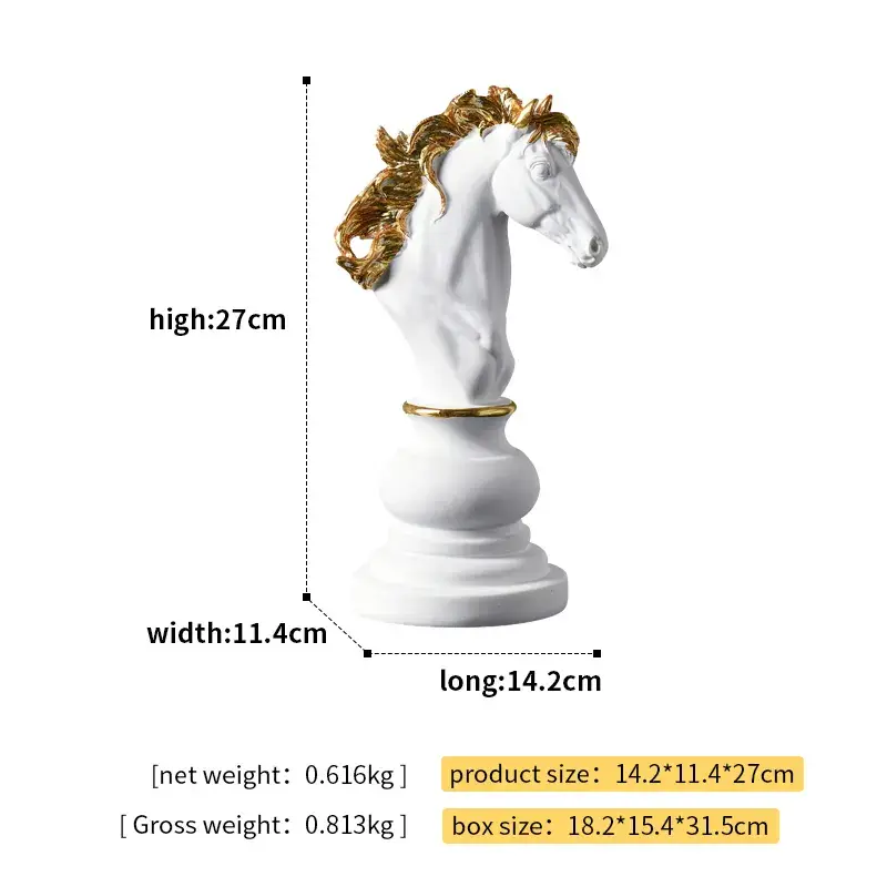 Thumbnail: Chess Piece Set for Home Decor 