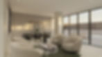Resident lounge at One Fifty Lawrence, a luxury apartment building in Downtown Brooklyn.