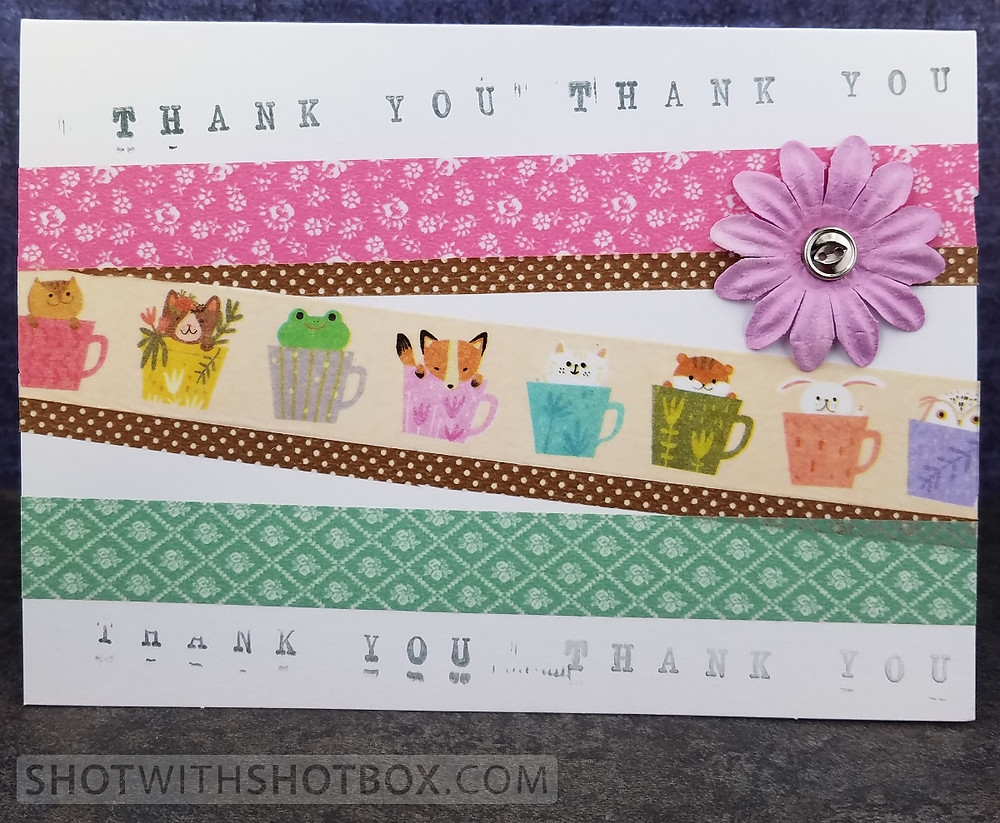 Thank You Washi Tape Card