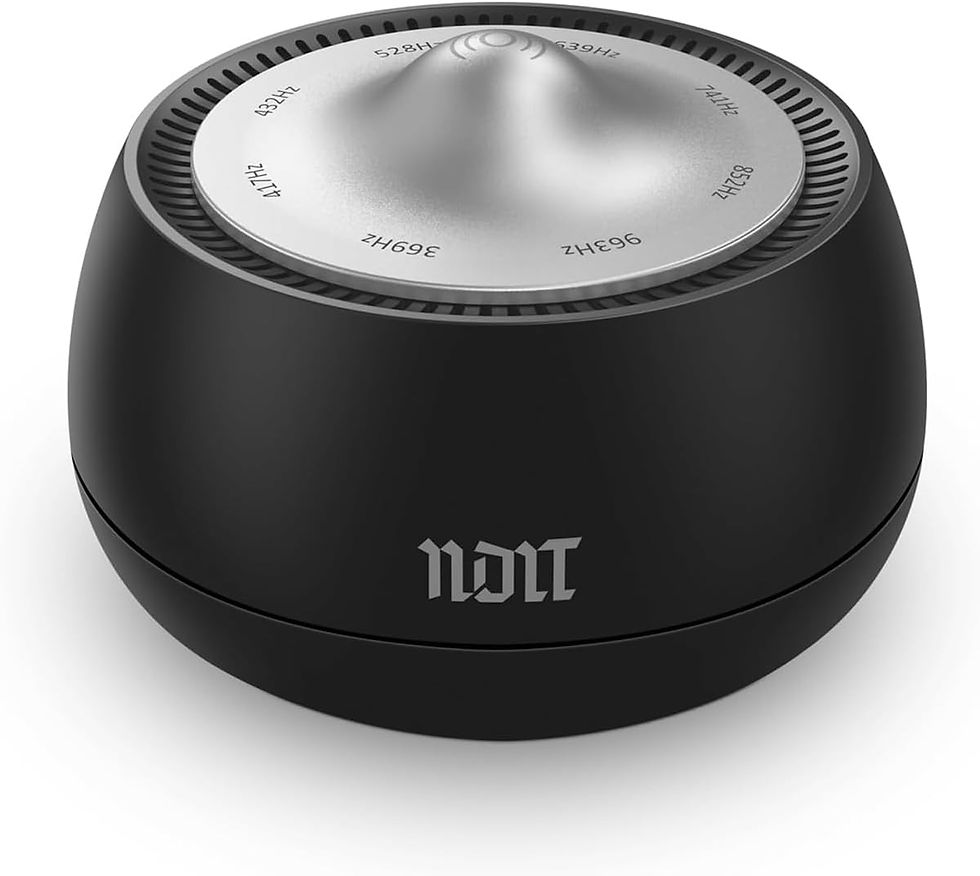 Thumbnail: Portable Electronic Tibetan Singing Bowl, 8 Healing Frequencies (396-963Hz), Au