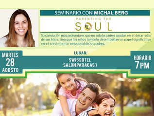 Evento para Padres con Michal Berg