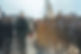 Deliberate heavy motion blur of a crowd of anonymous people walking. Depression and anxiet