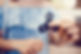 blurred background girl to play with Fidget Spinner in his hands, the concept of relieving