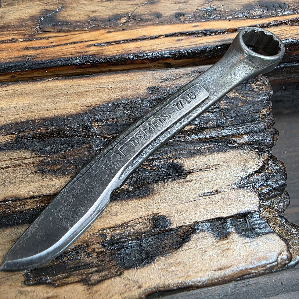 Thumbnail: Forged Box End Wrench Knife | Craftsman 7/16 | 4"