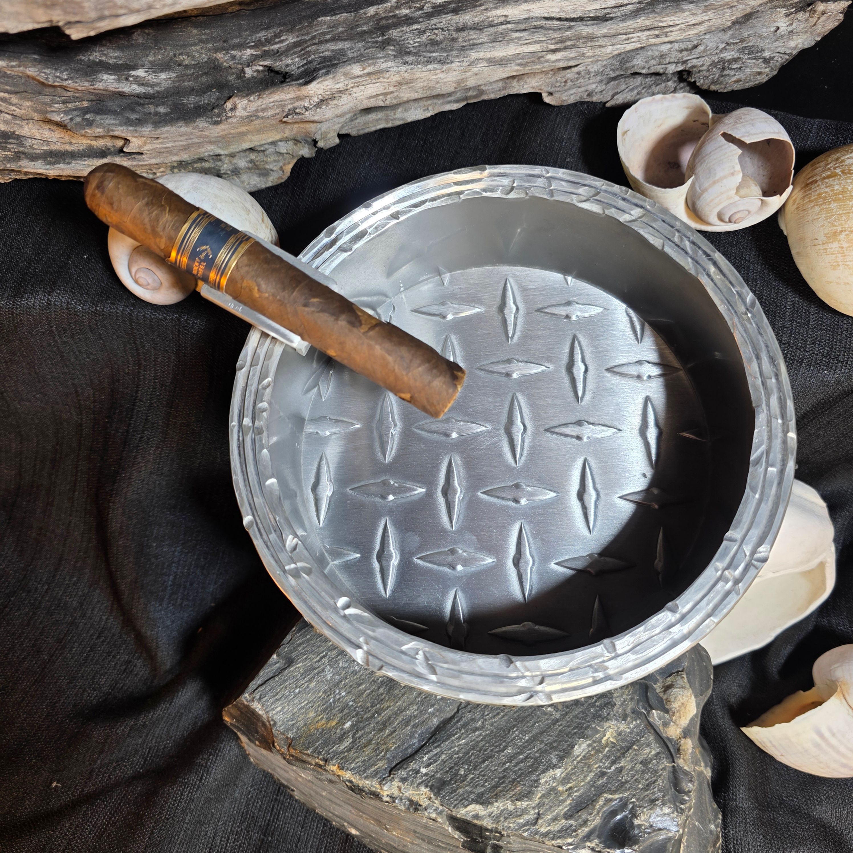 Scuba Dive Tank Ashtray Bowl | Repurposed Diving Air Bottle Cigar Dish