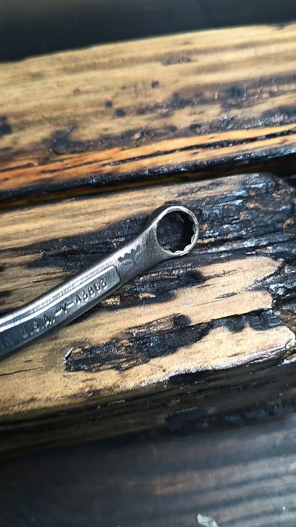 Thumbnail: Forged Box End Wrench Knife | Craftsman 7/16 | 4"