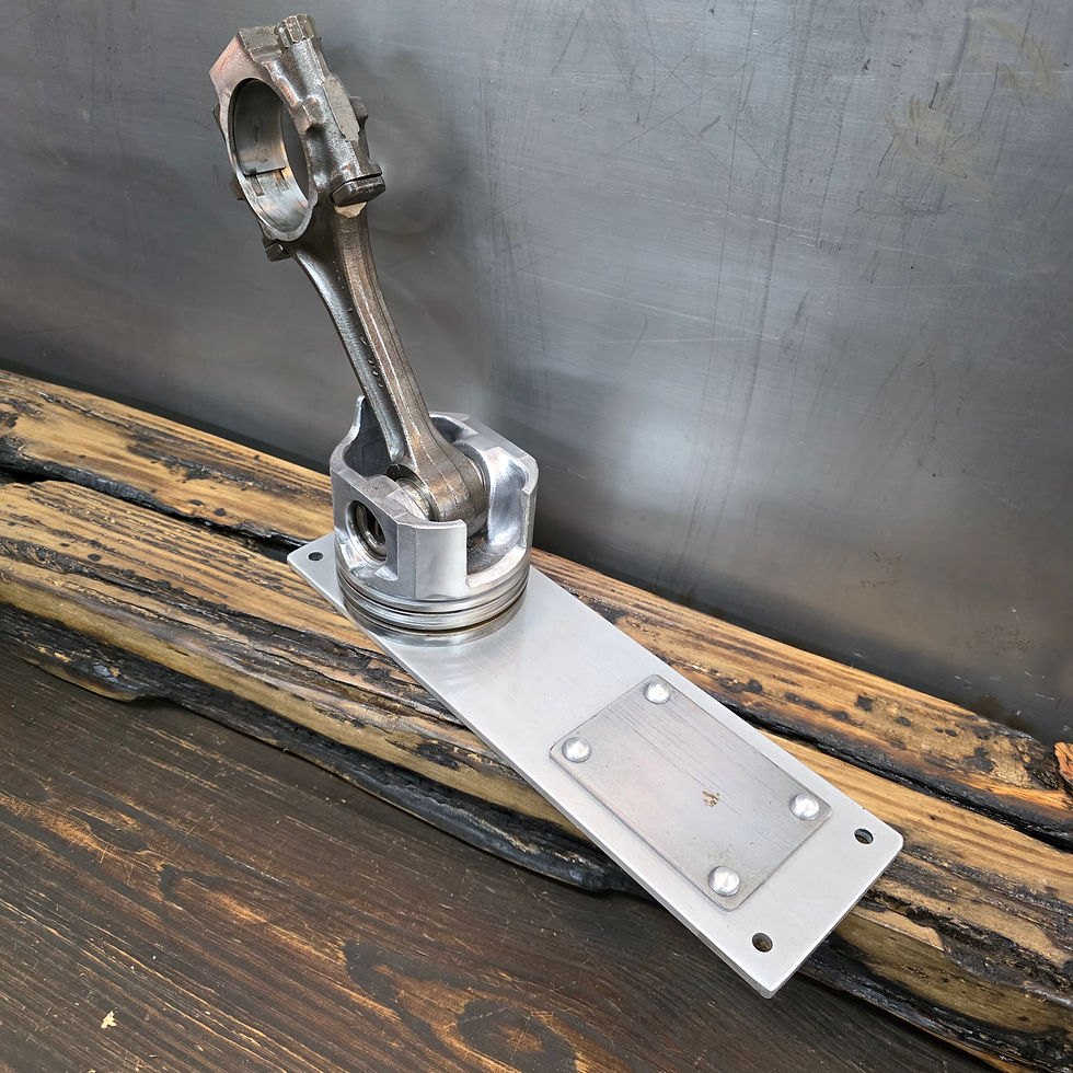 Thumbnail: Truck Piston Door Knocker | Ford Diesel Truck Decor | Repurposed Engine Parts