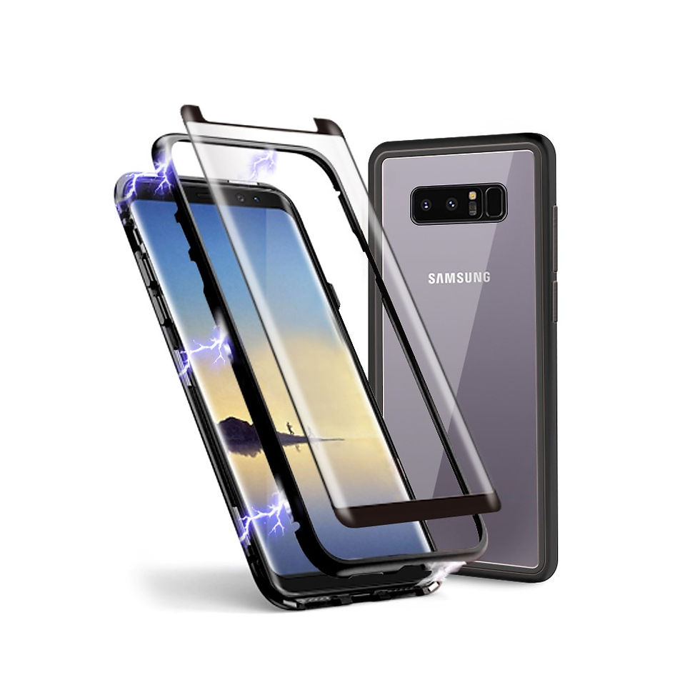 Thumbnail: Samsung Magnetic Absorption Metal Frame Glass Case