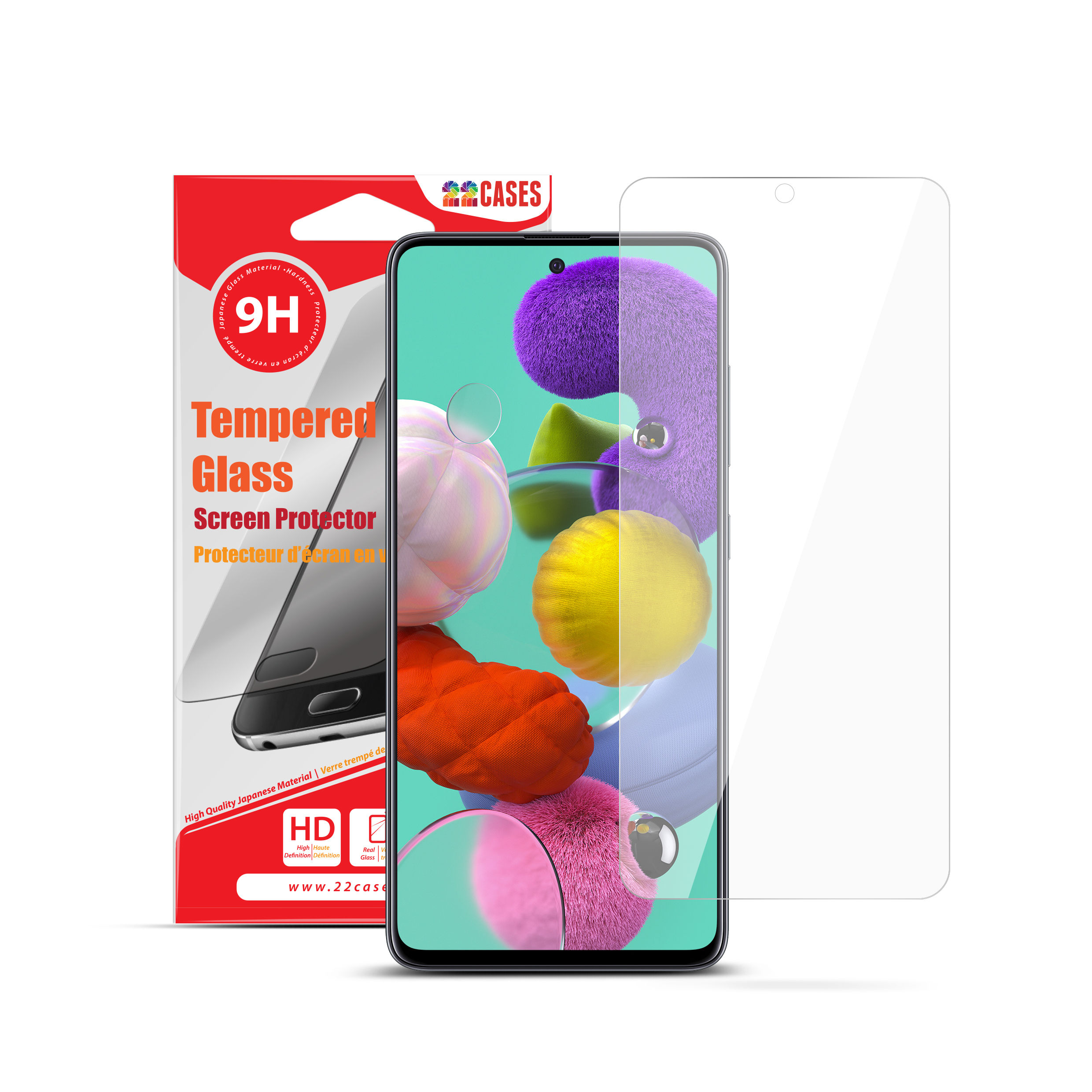 Samsung A51-Asahi Ordinary Clear Glass Screen Protector