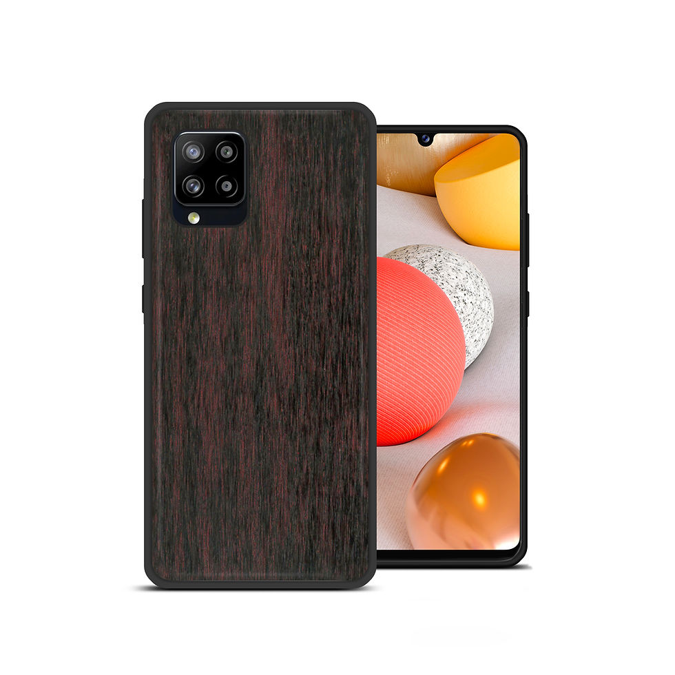 Thumbnail: 【FabricWOOD】Classic Wooden PU Case- Samsung A42 5G
