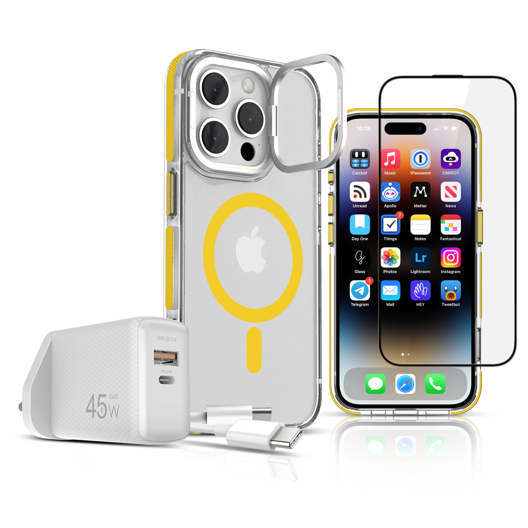 【VersaGrip鏡頭支架殼】高清玻璃貼Starter Pack - iPhone 16 系列