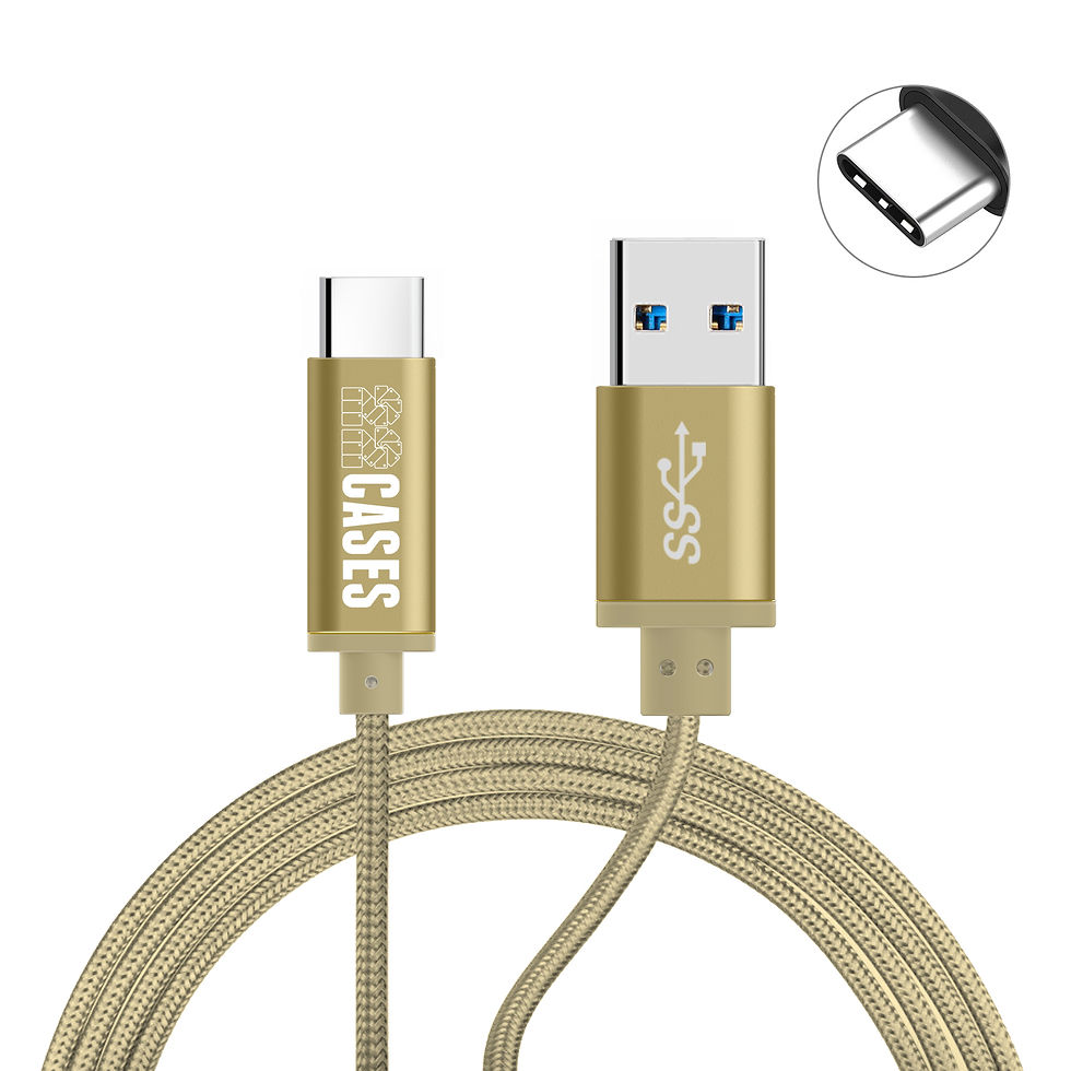USB to Type-C 3.0 充電數據線 (1.5M) (金色)