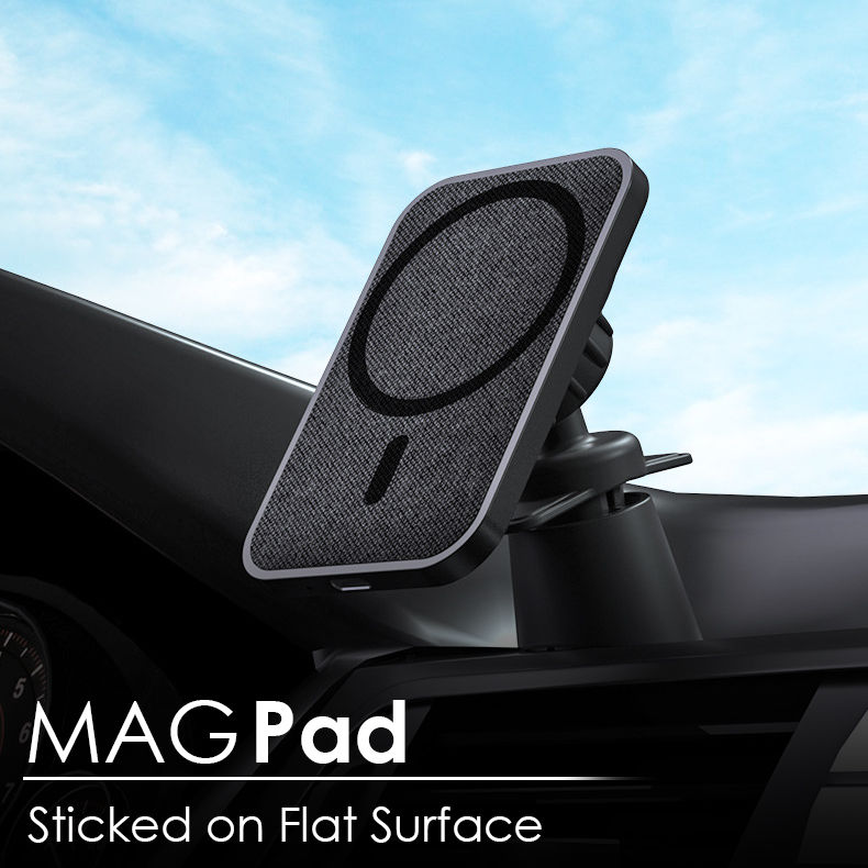 Thumbnail: 【MAGPad 】15W Magnetic Fast Wireless Car Charger (Compatible with MagSafe)