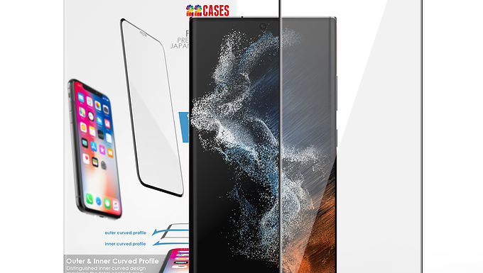 Samsung S22 Ultra -3D Curved Full Glue Full Cover Screen Protector