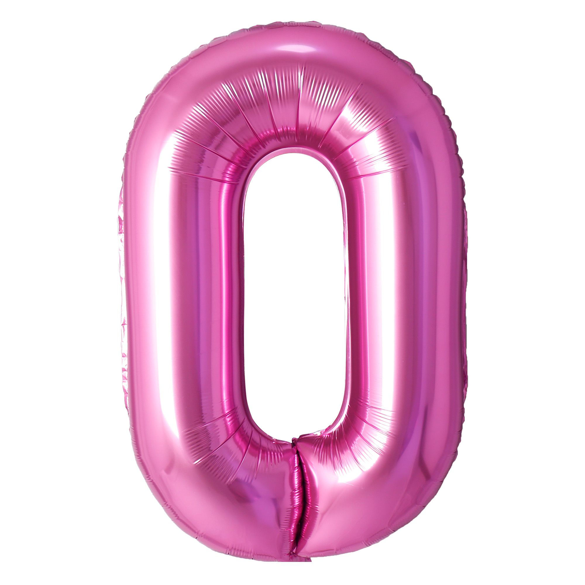 34" Pink Number Zero
