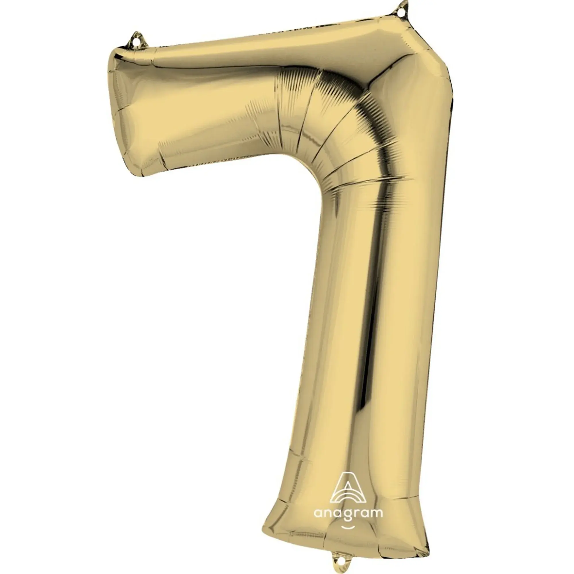 34" White Gold Number Seven