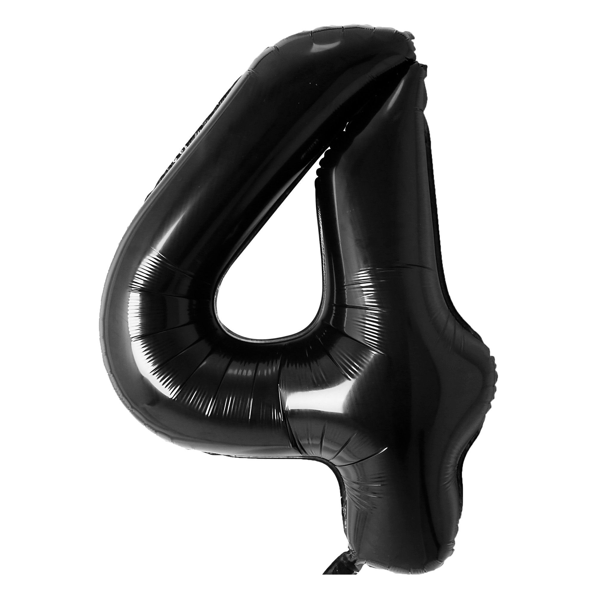 34" Black Number Four