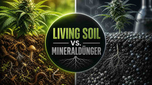 Titelbild für den Vergleich: Living Soil gegen Mineraldünger - wieso Living Soil besser schmeckt