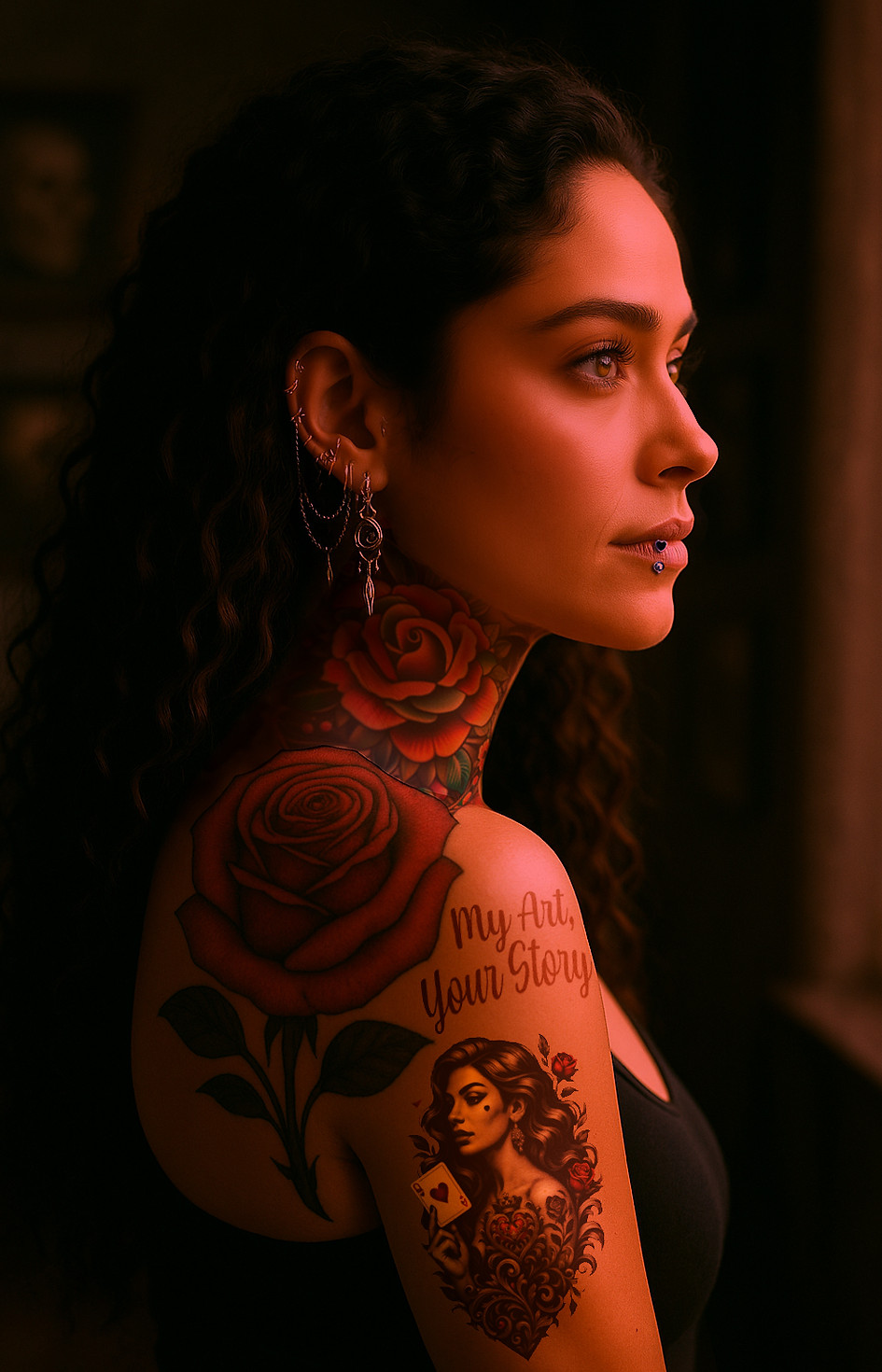 Tattoo Artist waiting for a Client