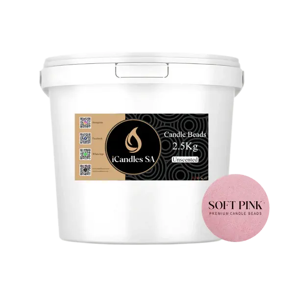 Thumbnail: Candle Beads - Soft Pink + Wicks