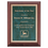 Thumbnail: Classic Cherry Finish Plaque with Mable Plate