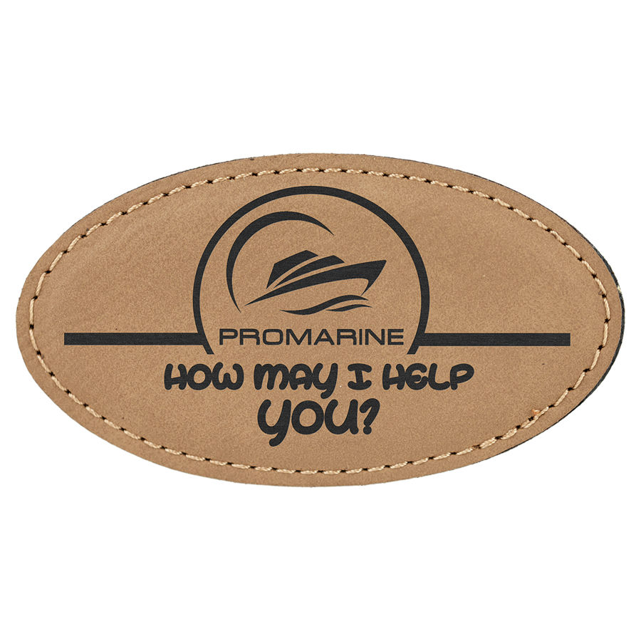Thumbnail: Oval Leatherette Name Badges