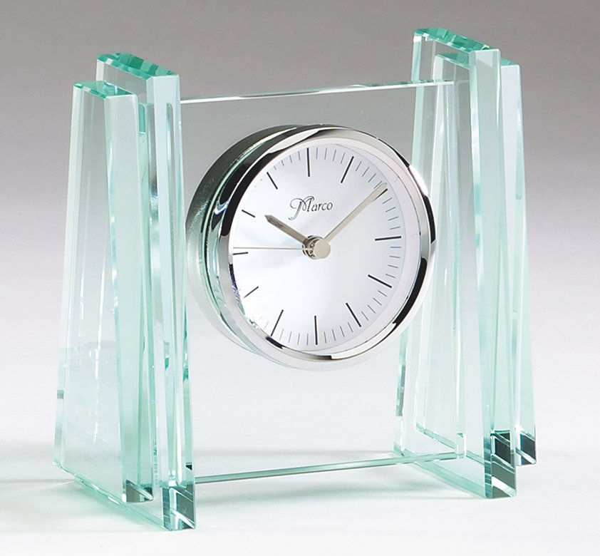 Corporate Crystal & Glass Clock - Q403