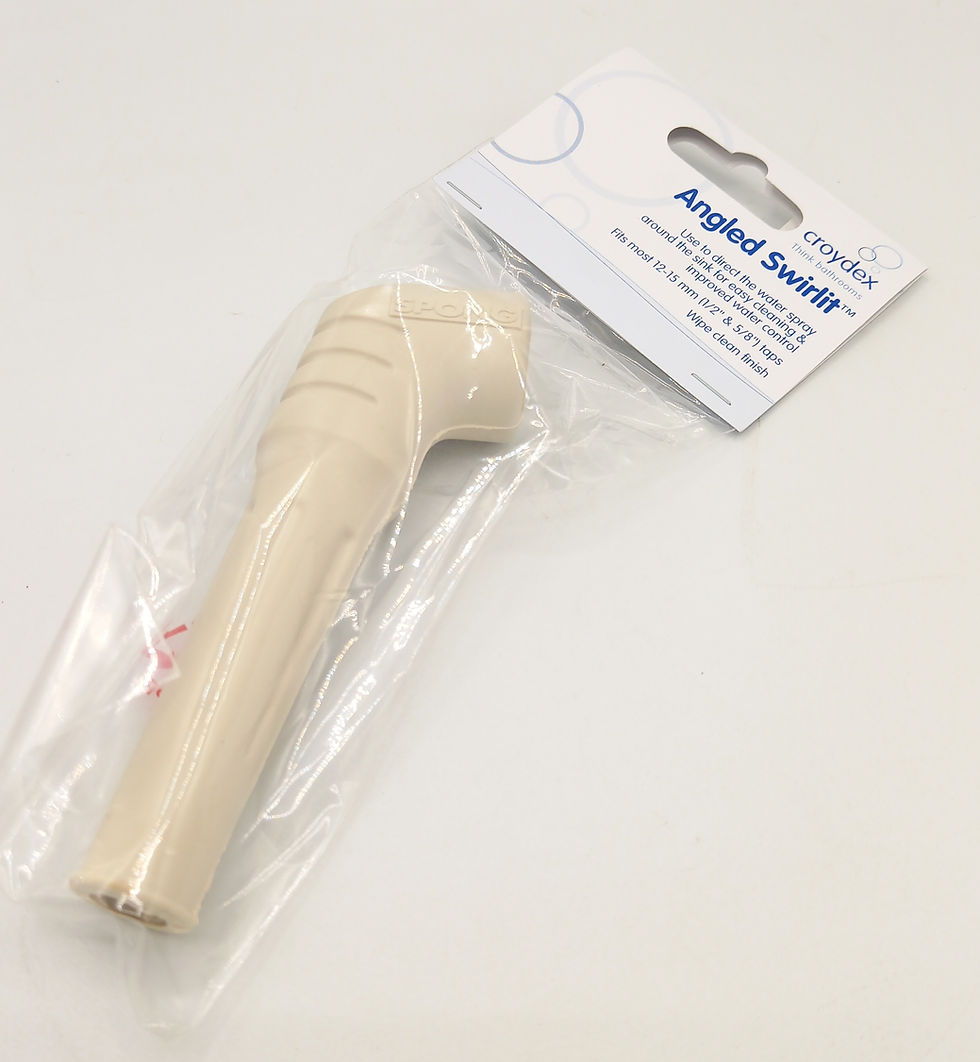 Croydex Angled Swirlit - Rubber Tap Swirl Nozzle