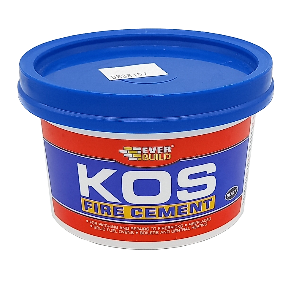 Everbuild KOS Black Fire Cement Ready Mixed 500g / 1kg