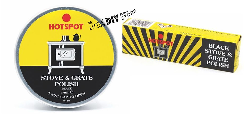 Hotspot Stove Polish Black - 75ml Tube or 170ml Tin