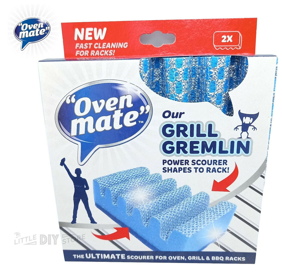Oven Mate Grill Gremlin Hob Cleaner BBQ Grill Clean Scourer Twin Pack