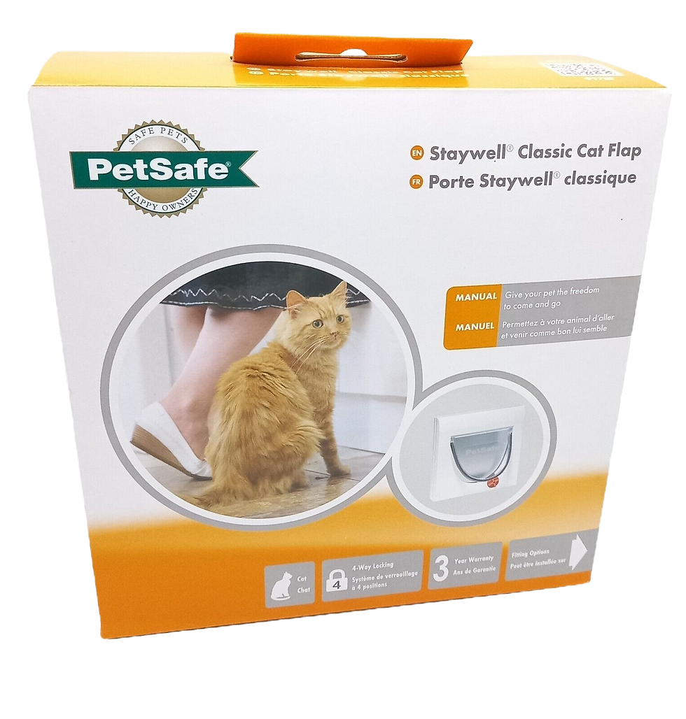 PetSafe Staywell Classic Cat Flap Manual Locking 4 Way Secure - 224x224mm