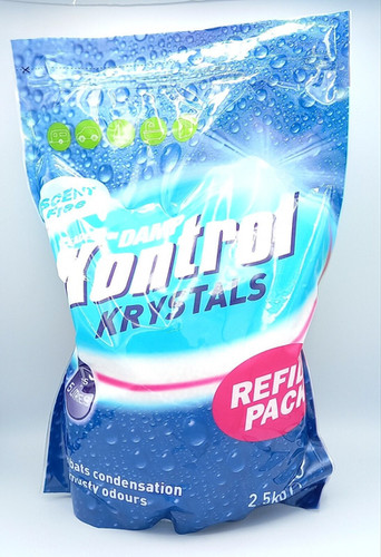 Moisture Absorbing Crystal Refill Pack 2.5kg Pack. Kontrol By Kontrol