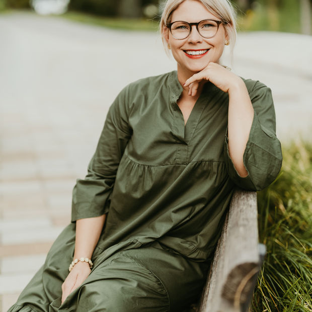 Authentisches Outdoor Businessportrait Psychologin in Hildesheim