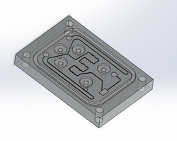 bottom plate (glass) (mech 350) - CAD