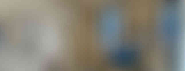 In the museum's lobby, Dancing Joy is playing continuously.