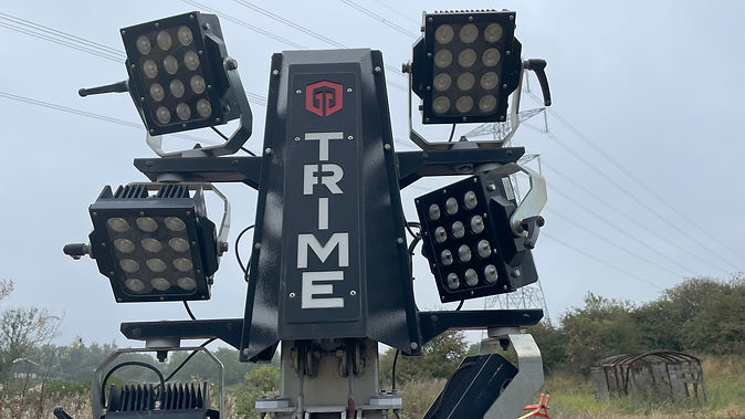 Towable Lighting Tower, 9m LED Trime, Diesel Generator