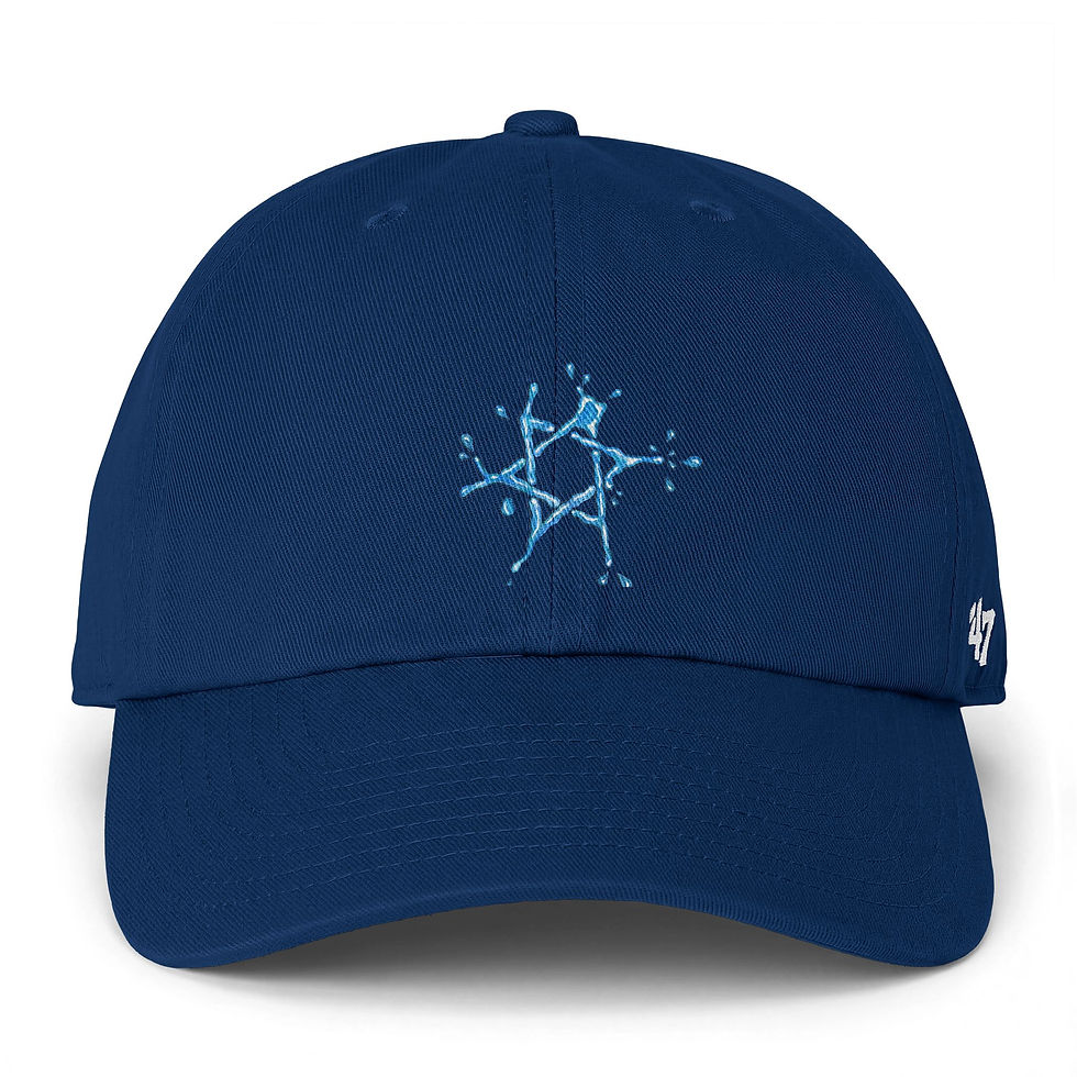 Thumbnail: Water Splash Star of David Clean Up Cap