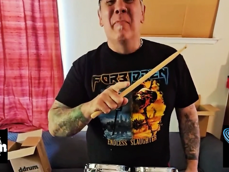 Forbidden's Chris Kontos unveils new weapons courtesy of DDrum.