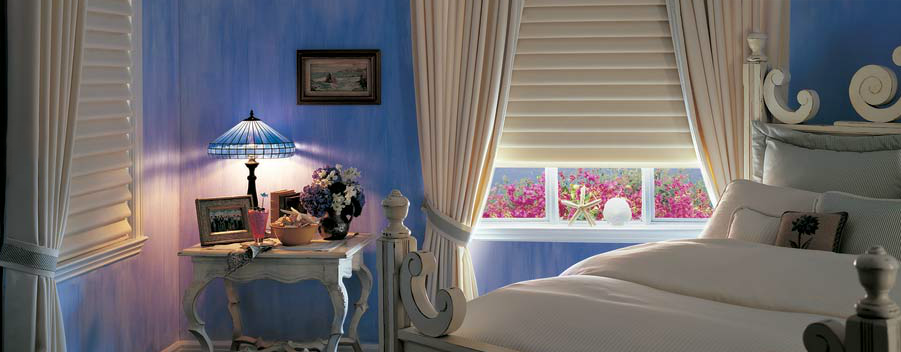 Cordless Roman Shades with Blackout