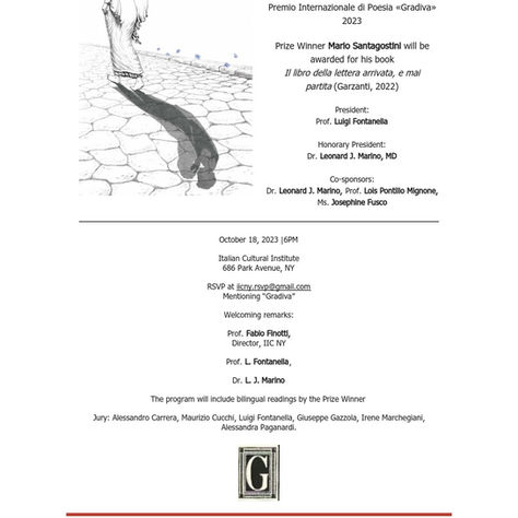 Cerimonia International Poetry Prize GRADIVA 2023