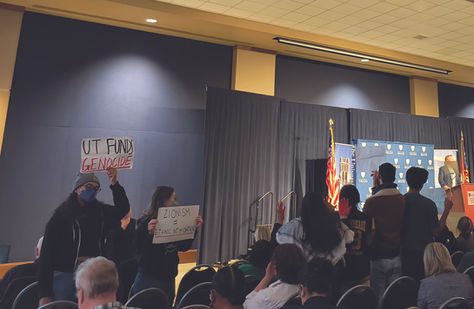 Students Protest During President’s Address