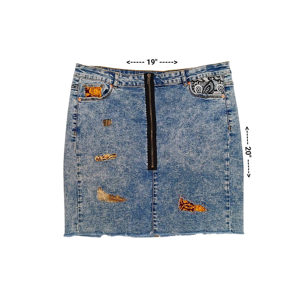 Thumbnail: Skirt, 80's Denim