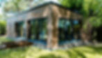 Insulated Steel framed studio summer house with gym