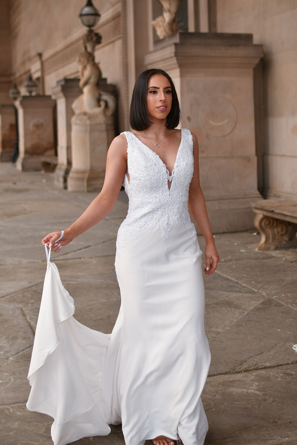 Thumbnail: KAISHA a glamourous low back fitted sheath