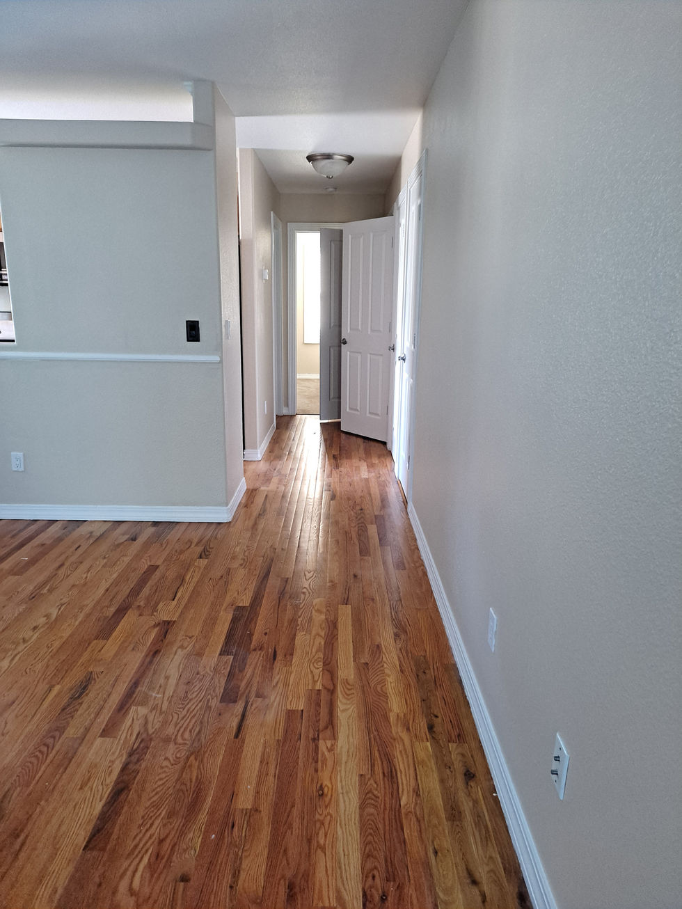 orignal floor with water damange