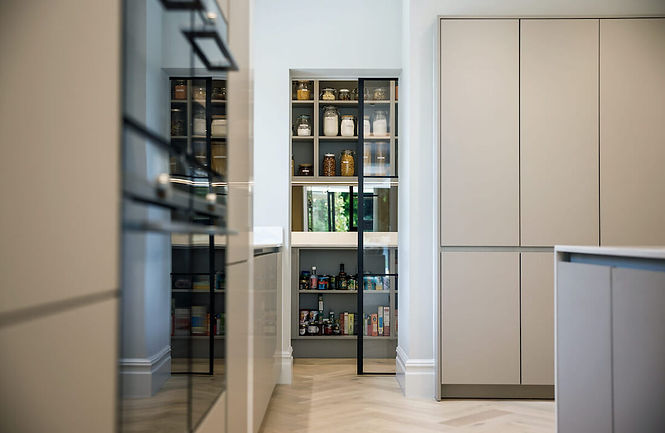 Storage in the remodelled home in South Manchester